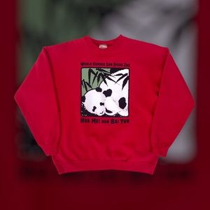 Vintage 90s San Diego Zoo Pandas Sweatshirt
